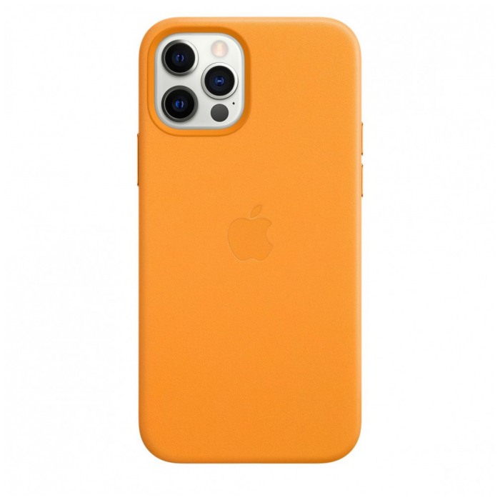 картинка Чехол Apple  iPhone 12 Pro Max Leather Case with MagSafe California Poppy (MHKH3) от магазина КомпьютерЦентр
