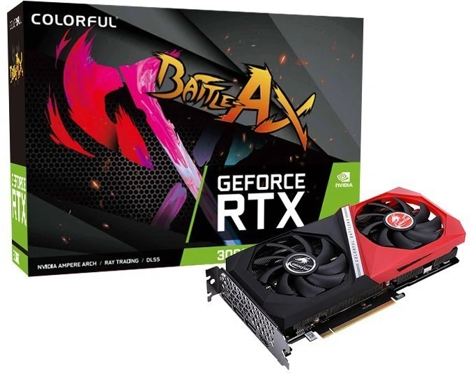 картинка Видеокарта 12Gb GDDR6 GeForce RTX 3060 NB DUO Colorful (RTX 3060 NB DUO 12G V4 L-V) от магазина КомпьютерЦентр