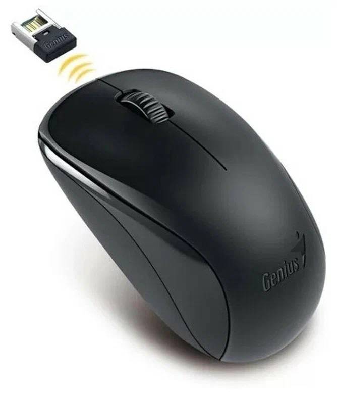 картинка Мышка Genius NX-7000 чёрная, wireless (31030016400) от магазина КомпьютерЦентр