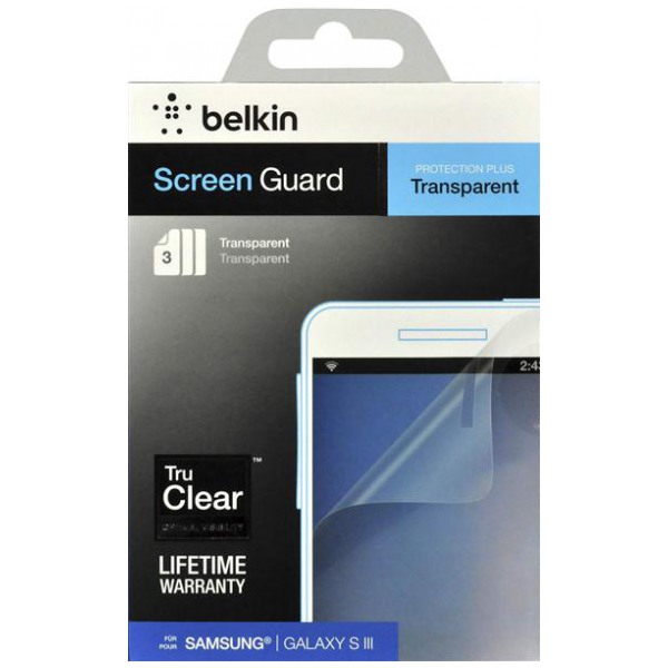 картинка Пленка Belkin Screen Overlay Clear for Galaxy S3 (F8N846cw3) от магазина КомпьютерЦентр