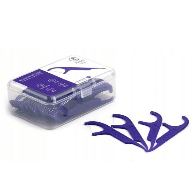 картинка Зубная нить Xiaomi SOOCAS Daily Tooth Cleaning Professional Dental Floss Testing Food Grade 50шт. CN от магазина КомпьютерЦентр