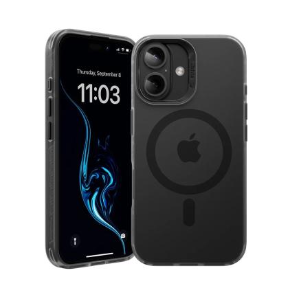 картинка Чехол силиконовый Benks Lucid Armor Case (MagSafe) для iPhone 16 Plus 6.7'', цвет черный (Black) от магазина КомпьютерЦентр