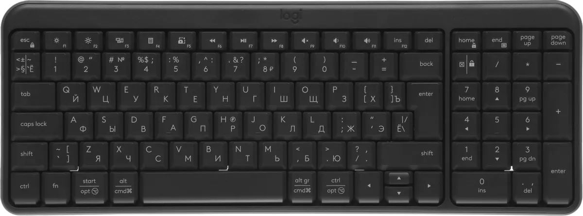 картинка Комплект Logitech Wireless Combo MK250 Compact беспроводной, Bluetooth, 1000 DPI, чёрный (920-013853) (клавиатура+мышка) от магазина КомпьютерЦентр