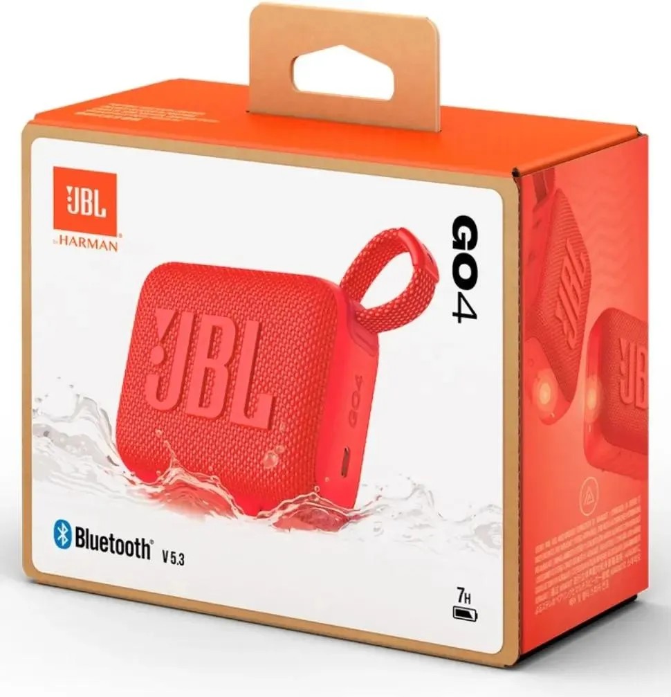 картинка Акустика JBL GO 4 Red (JBLGO4RED) от магазина КомпьютерЦентр