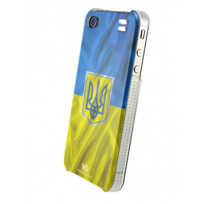 картинка Чехол White Diamonds Flag Ukraine for iPhone 4/4S (1110FLA07) от магазина КомпьютерЦентр