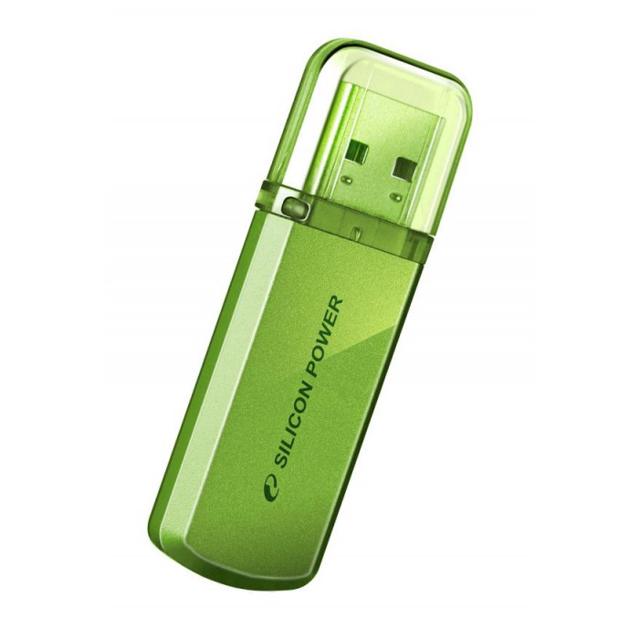 картинка Флешка USB SiliconPower 8Gb Helios 101 Green (SP008GBUF2102V1N) от магазина КомпьютерЦентр