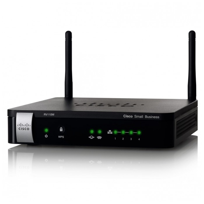 картинка Wi-Fi Маршрутизатор Cisco RV110W (RV110W-E-G5-K9) от магазина КомпьютерЦентр