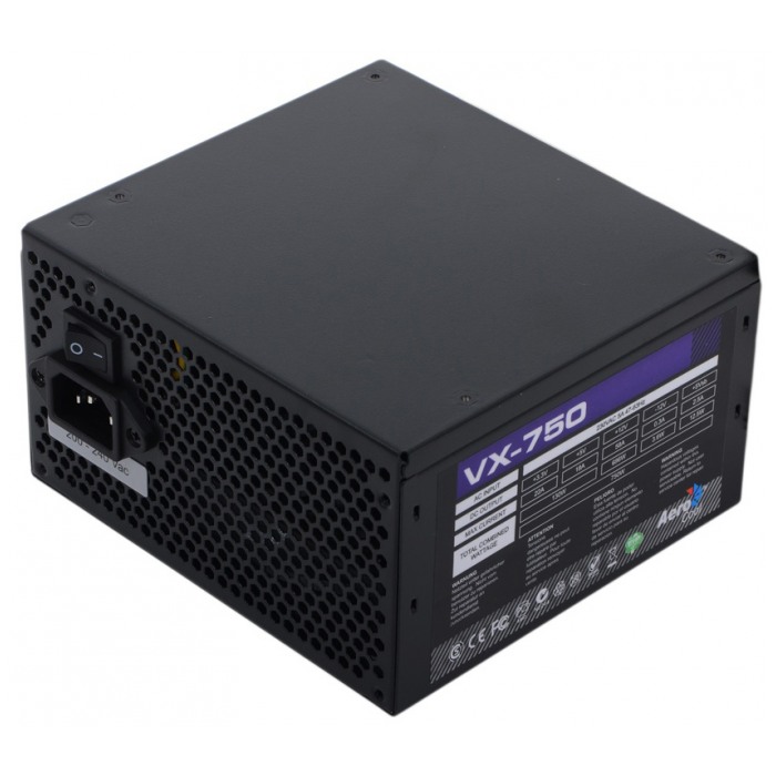 картинка Блок питания AeroCool VX-750 750W (VX-750) от магазина КомпьютерЦентр