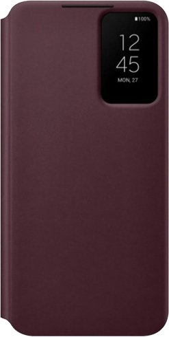 картинка Чехол-книжка Smart Clear View Cover для Samsung Galaxy S22+ (EF-ZS906CEEGRU), бордовый от магазина КомпьютерЦентр