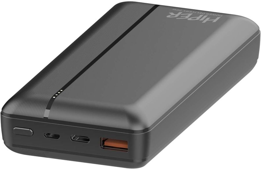картинка Дополнительный внешний аккумулятор Hiper MX Pro 20000mAh 3A QC PD 1xUSB Black (MX Pro 20000 BLACK) от магазина КомпьютерЦентр
