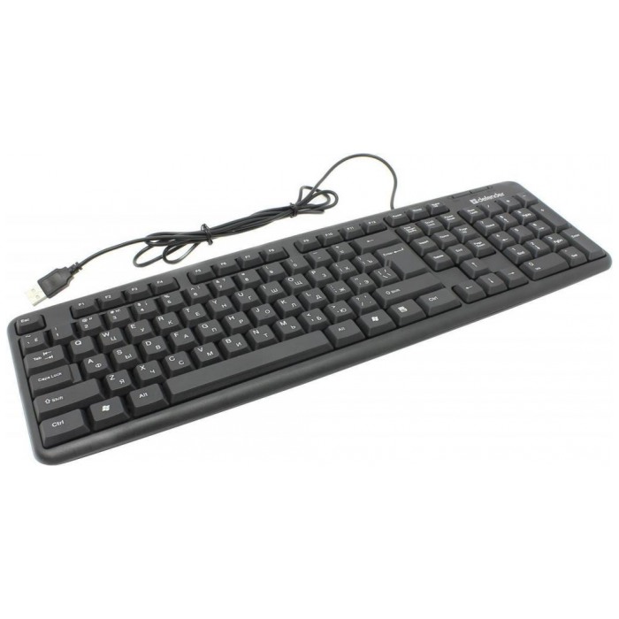 картинка Клавиатура Defender Element HB-520 USB Black (45522) от магазина КомпьютерЦентр