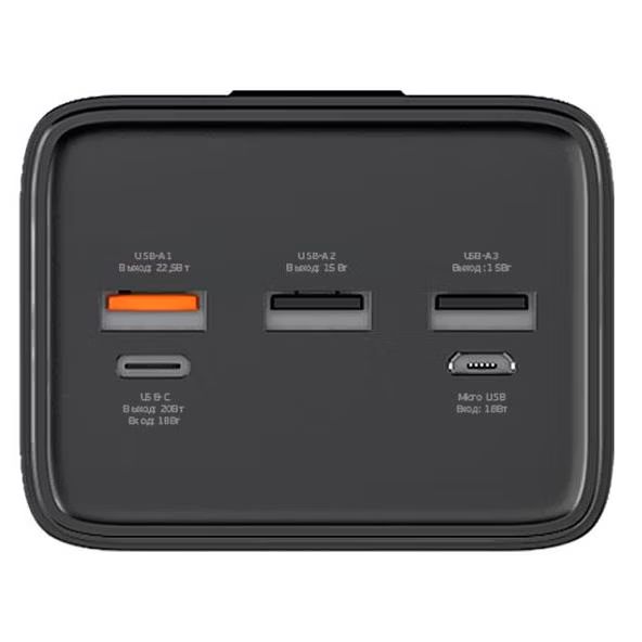 картинка Внешний аккумулятор Deppa NRG Turbo V3 40000 mAh 22.5W (33671) черный от магазина КомпьютерЦентр