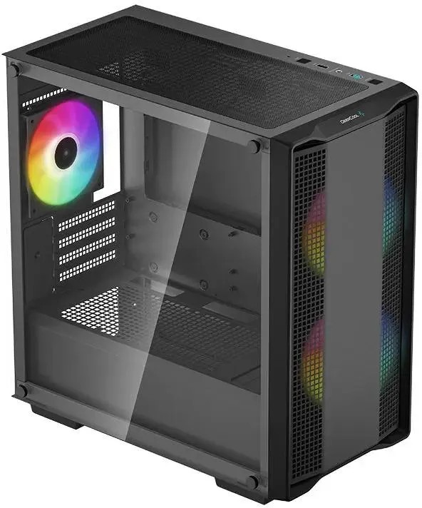 картинка Корпус Deepcool CC360 ARGB, Black, без БП,Micro ATX (R-CC360-BKAPM3-G-1) от магазина КомпьютерЦентр