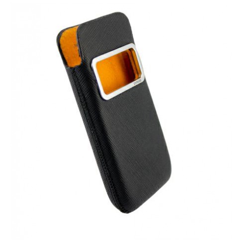 картинка Чехол Capdase Smart Pocket Case ID Luxe Black/Orange for iPhone 4/4S (DPIH4S-H217) от магазина КомпьютерЦентр