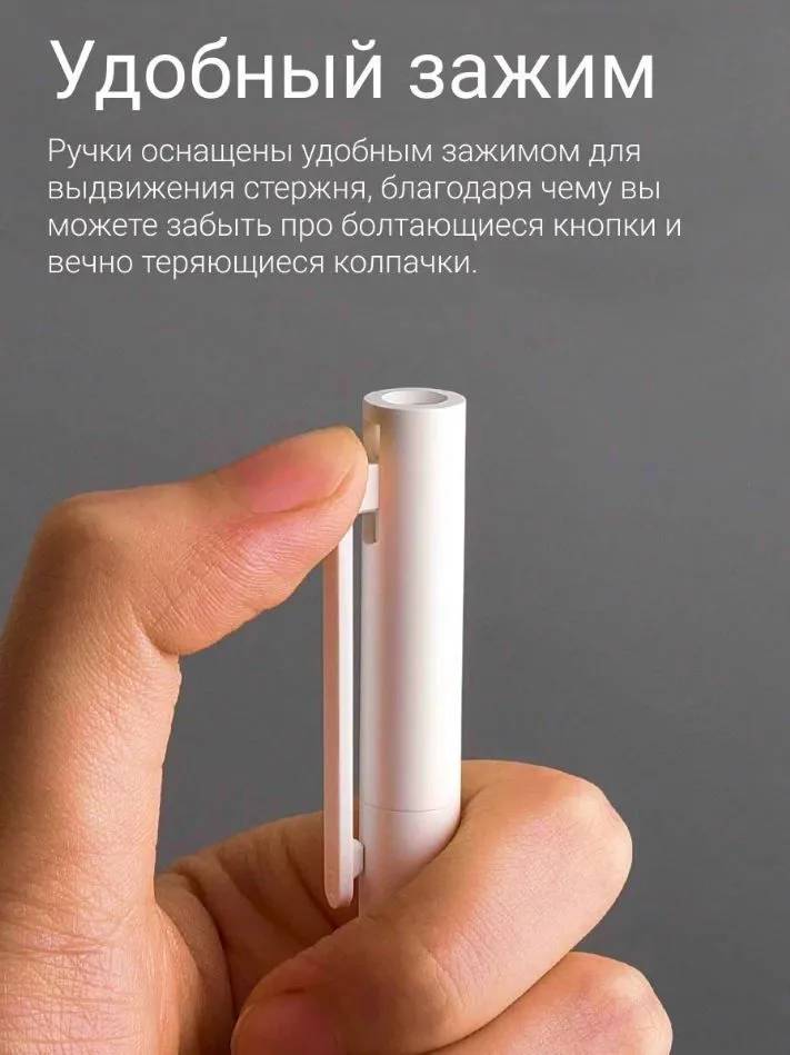 картинка Гелевая ручка Xiaomi Mi Gel Ink Pen Black (MJZXB01WC) BZL4027TY (1шт) от магазина КомпьютерЦентр