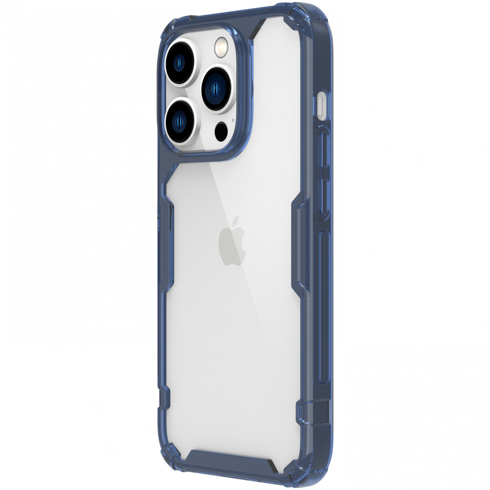 картинка Чехол Nillkin Nature TPU Pro накладка на Apple iPhone 14 Pro, синий от магазина КомпьютерЦентр