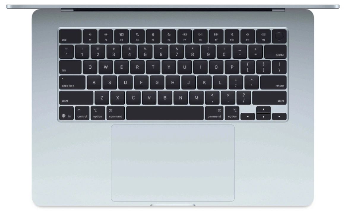 картинка Ультрабук Apple MacBook Air 15'' M5/  16Gb/  512Gb SSD/  WiFi/  BT Sky Blue (MDVQ4) от магазина КомпьютерЦентр