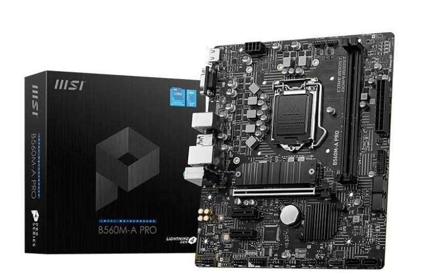 картинка Материнская плата MSI B560M-A PRO от магазина КомпьютерЦентр