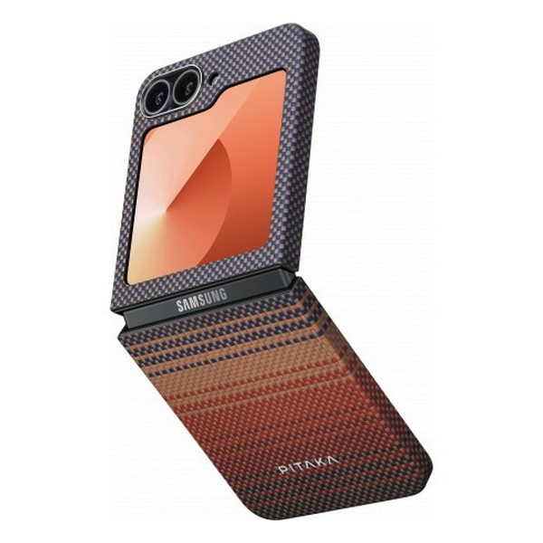 картинка Чехол Piraka MagEZ Case 5 For Samsung Galaxy Z Flip6 принт закат (Sunset) от магазина КомпьютерЦентр