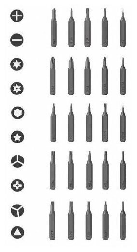 картинка Электрическая отвертка Xiaomi DUKA ATuMan E1 Electric Precisoon Screwdriver Set EU от магазина КомпьютерЦентр