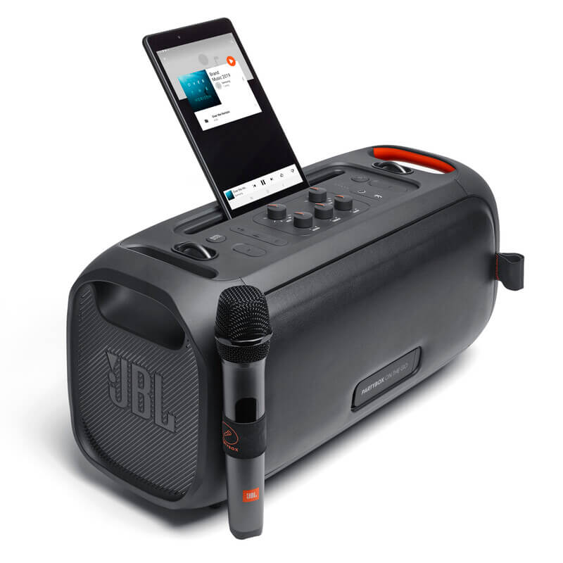 картинка Колонка порт. JBL Partybox On-The-Go черный 100W 1.0 BT (JBLPARTYBOXGOBRU) от магазина КомпьютерЦентр