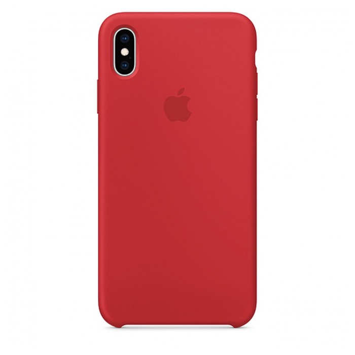 картинка Чехол Apple Silicone Case for iPhone Xs Red от магазина КомпьютерЦентр