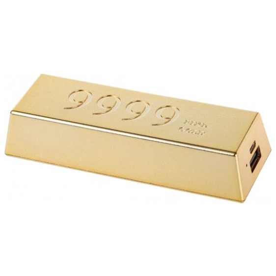 картинка Аккумулятор внешний Remax Golden Bar 6666 mAh (1.5A) Gold от магазина КомпьютерЦентр