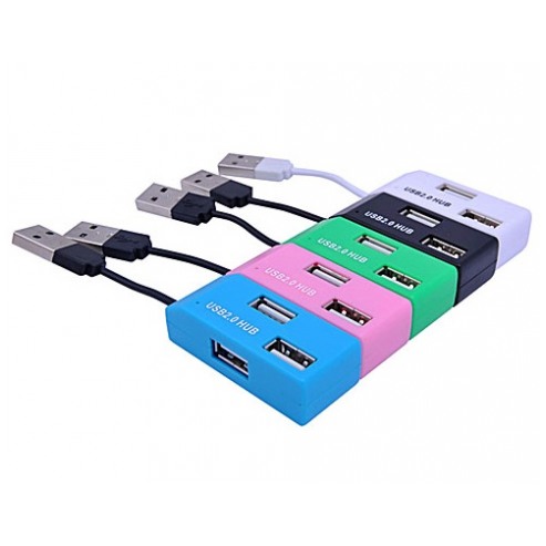 картинка HUB USB DeTech DE-V12 White (DE-V12) от магазина КомпьютерЦентр