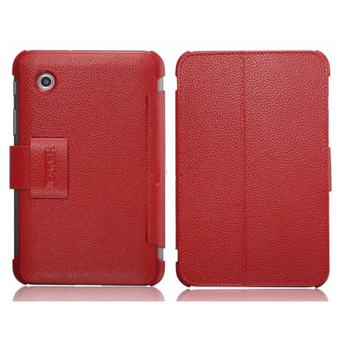 картинка Чехол IcareR для Samsung Galaxy Tab 3 10.1 p5200 / p5210 Red Leather от магазина КомпьютерЦентр