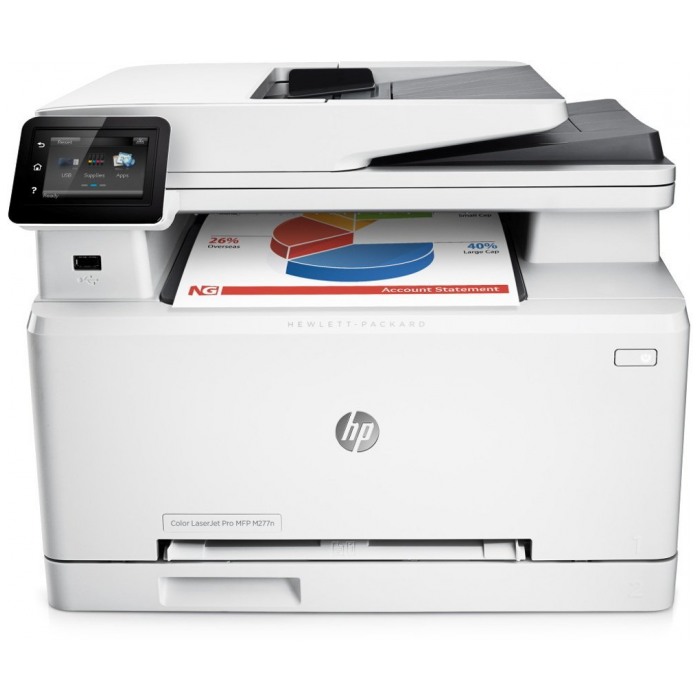 картинка МФУ лазерное HP Color LaserJet Pro 200 MFP M277n White (B3Q10A) от магазина КомпьютерЦентр