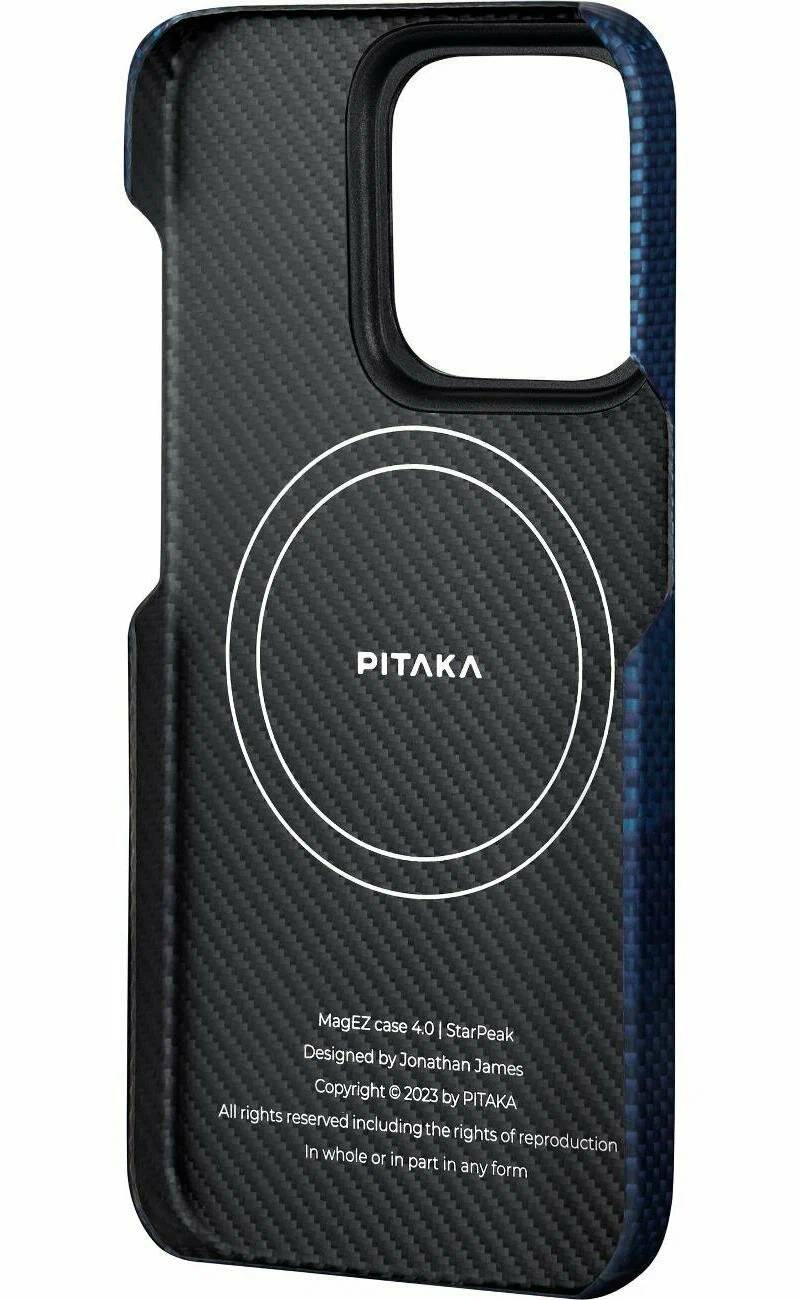 картинка Чехол-накладка Pitaka StarPeak MagEZ4 для iPhone 15 Pro Over The Horizon от магазина КомпьютерЦентр