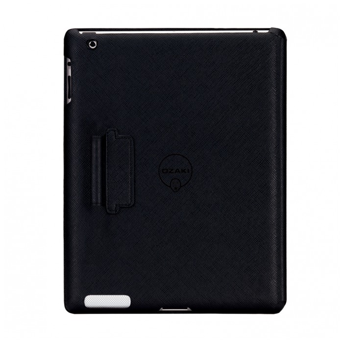 картинка Чехол Ozaki iCoat Notebook II Black for iPad 2 (IC892ABK) от магазина КомпьютерЦентр