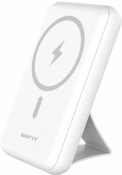 картинка Внешний аккумулятор Wimag Pro Wifit 10 000 mAh Magnetic Wireless White от магазина КомпьютерЦентр