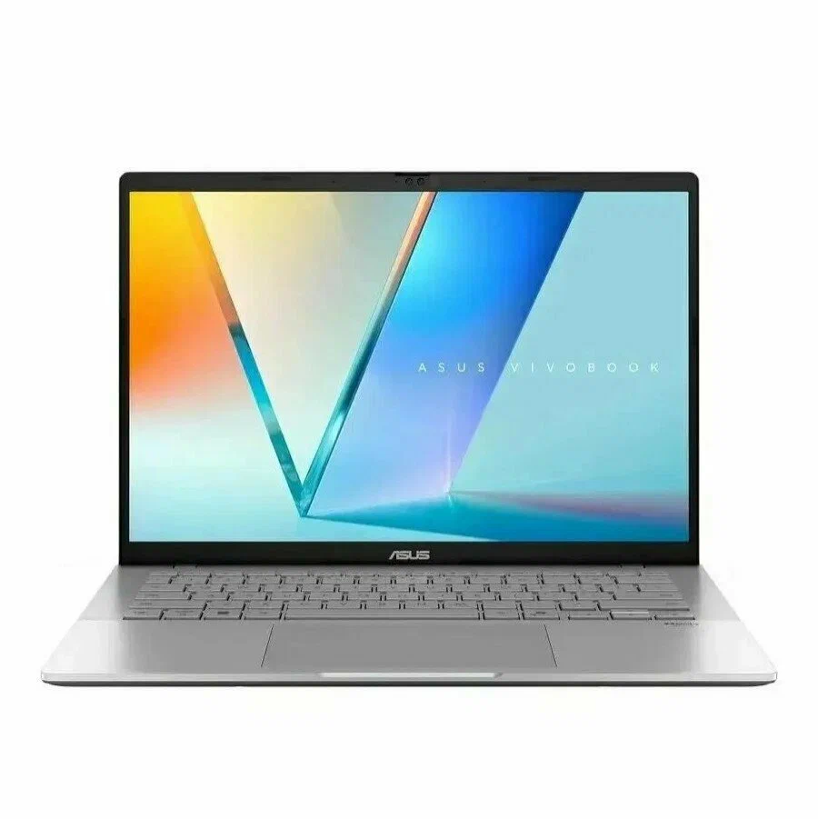 картинка Ноутбук ASUS Vivobook S14 M3407HA-SF087 14'' OLED (1920x1200)/  AMD Ryzen 5 220/  16Gb/  512Gb SSD/  AMD Radeon 740M/  Wi-Fi6/  BT5.3/  Cam/  70Wh/  1.4kg/  Silver от магазина КомпьютерЦентр