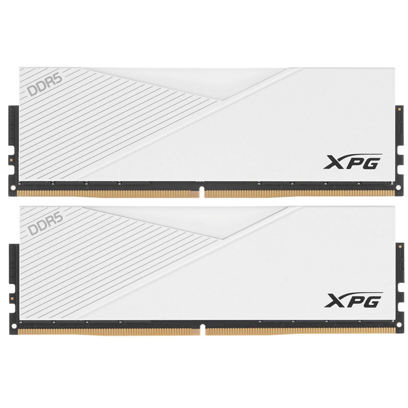 картинка DIMM DDR5 64Gb (2x32Gb) 6400MHz PC5-51200 AData XGP Lancer CL32 White (AX5U6400C3232G-DCLAWH) от магазина КомпьютерЦентр