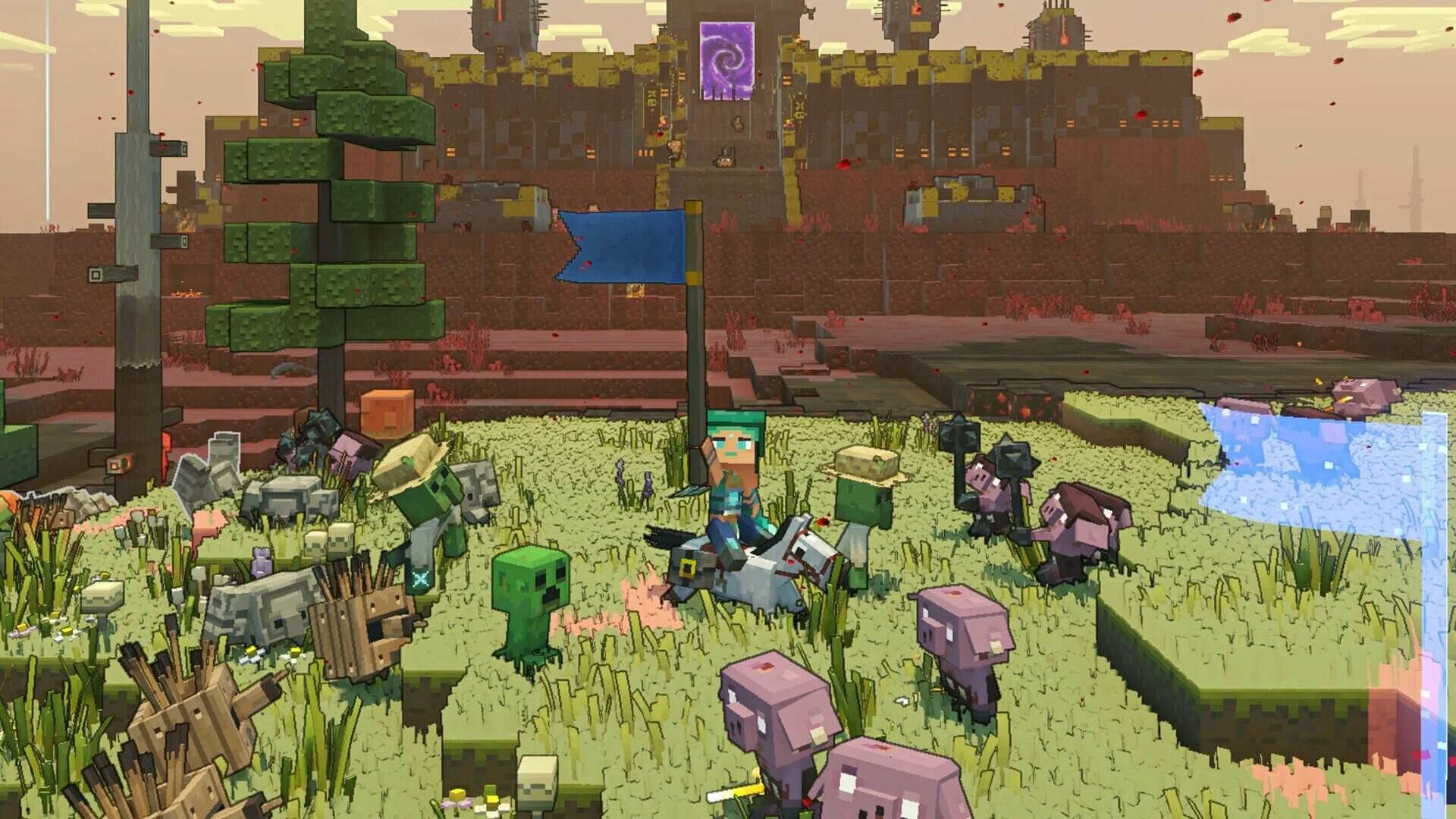 картинка Игра Minecraft Legends Deluxe (Nintendo Switch, Русская версия) от магазина КомпьютерЦентр