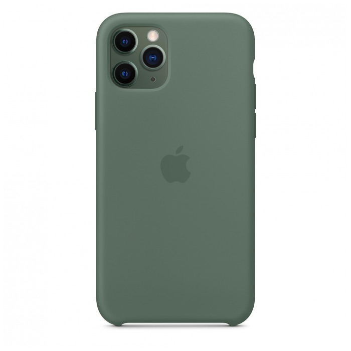 картинка Чехол Apple Silicone Case Logo for iPhone 11 Pro Max Pine Green от магазина КомпьютерЦентр
