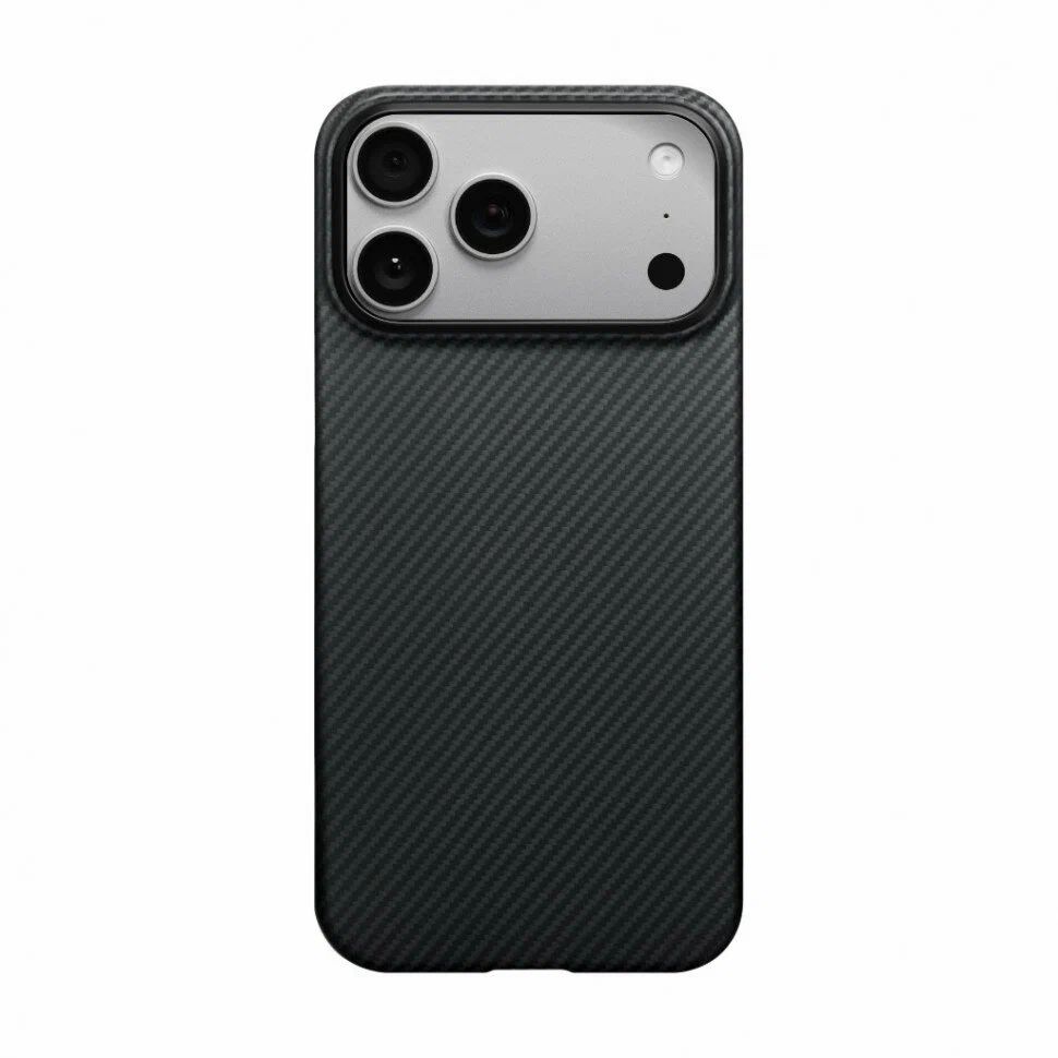 картинка Чехол PITAKA Ultra-Slim Case для iPhone 17 Pro Max 6.9'', Black/ Grey Twill 600D от магазина КомпьютерЦентр
