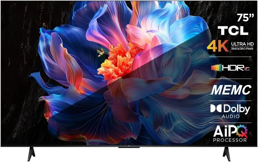 картинка Телевизор TCL 75'' 75P6K LED 4K UltraHD, 60 Гц,3840x2160, Smart TV от магазина КомпьютерЦентр