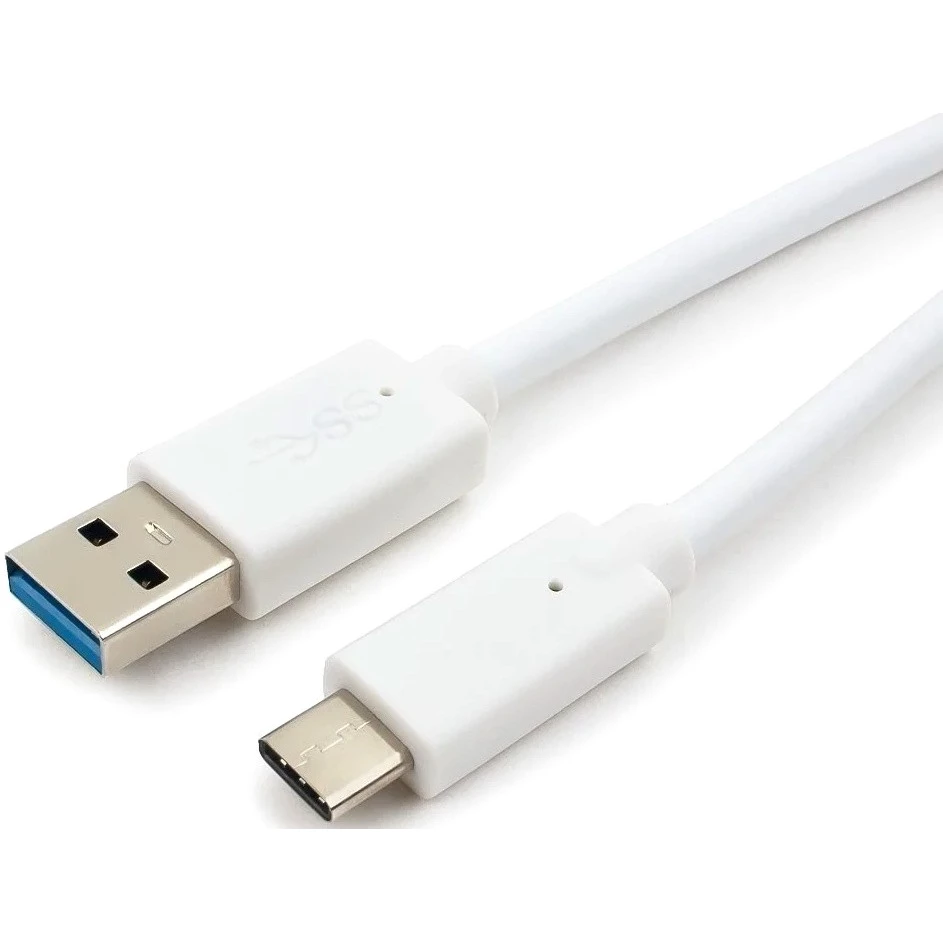 картинка Кабель Bion USB 3.0 AM to Type-C cable (AM/ CM), 1 m, white. 5 Гбит/ с . 3A (36W) (BXP-CCP-USB3-AMCM-1M-W) от магазина КомпьютерЦентр