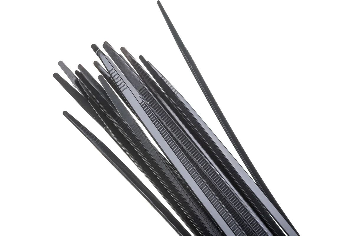 картинка Стяжки НСС ''EasyFix'' 4х300 (уп. 100 шт) Fortisflex 84816 нейлон черный от магазина КомпьютерЦентр