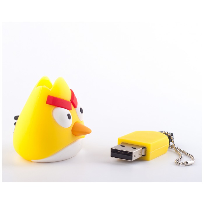 картинка Флешка USB DinosaurDriver 16Gb Angry Birds Yellow (MD578) от магазина КомпьютерЦентр