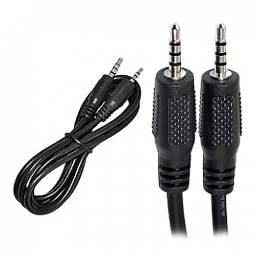 картинка Кабель DeTech AUX 3.5mm 4 Pin pole M/ M 2m от магазина КомпьютерЦентр