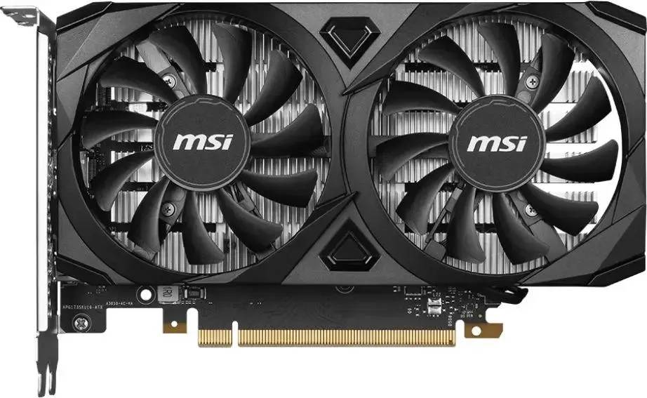 картинка Видеокарта 6Gb GDDR6 GeForce RTX 3050 MSI Ventus 2X OC (RTX 3050 VENTUS 2X 6G OC) от магазина КомпьютерЦентр