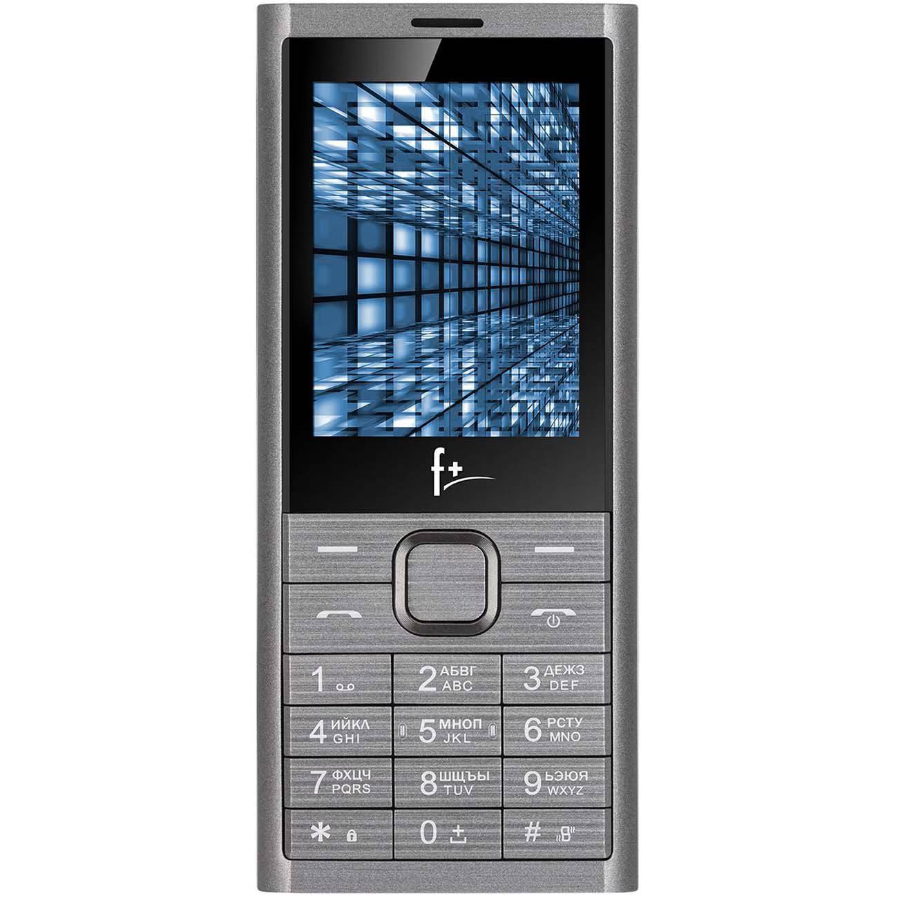 картинка Мобильный телефон F+ B280 Dark Grey от магазина КомпьютерЦентр
