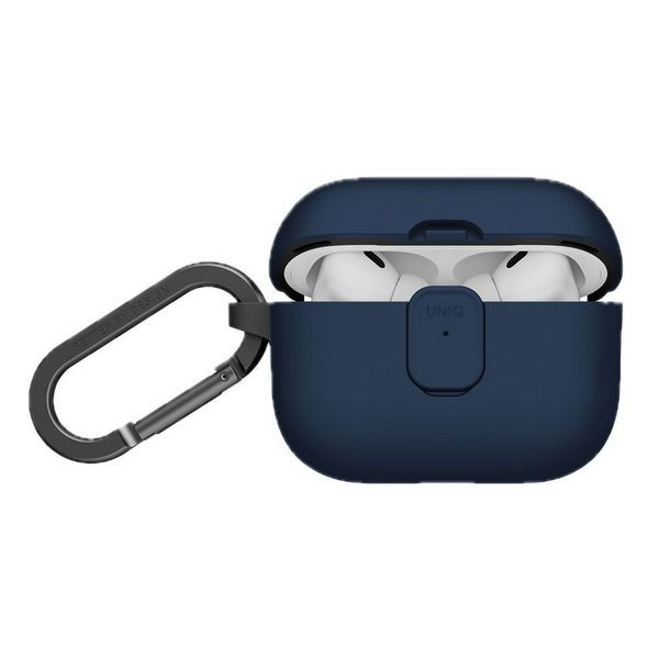 картинка Чехол из полиуретана Uniq CLYDE для AirPods Pro 3, ROYAL BLUE/ DARK GREY (AIRPODSPRO3-CLYRBLUDGRY) от магазина КомпьютерЦентр