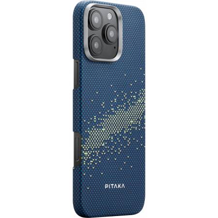 картинка Чехол PITAKA StarPeak Tactile Woven Case для iPhone 16 Pro Max 6.9'', принт млечный путь (Milky way galaxy) от магазина КомпьютерЦентр