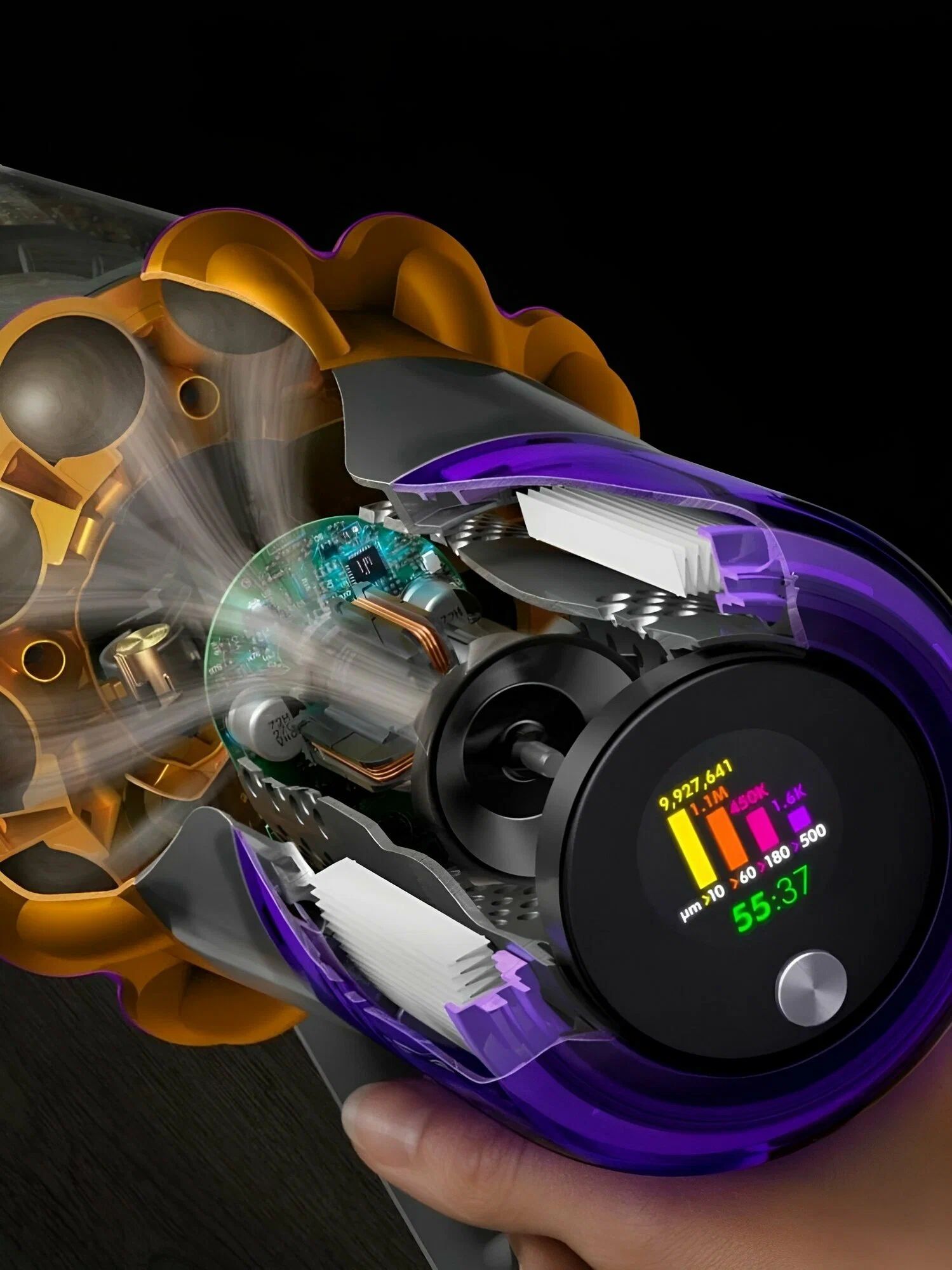 картинка Dyson V15S Detect Submarine SV47 Yellow/ Nickel EU от магазина КомпьютерЦентр