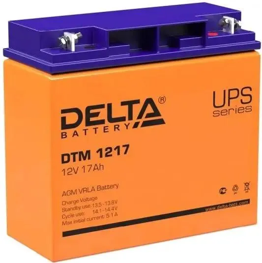 картинка Аккумулятор для ИБП Delta 12B 17Ач DTM1217 от магазина КомпьютерЦентр
