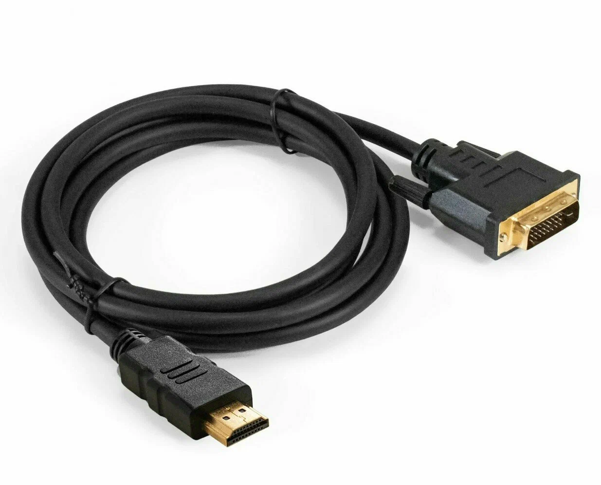 картинка Кабель Exegate EX294673RUS HDMI-DVI EX-CC-HDMIM-DVI2M-2.0 (19M/ (24+1)M, dual link, 2м, позолоченные контакты от магазина КомпьютерЦентр